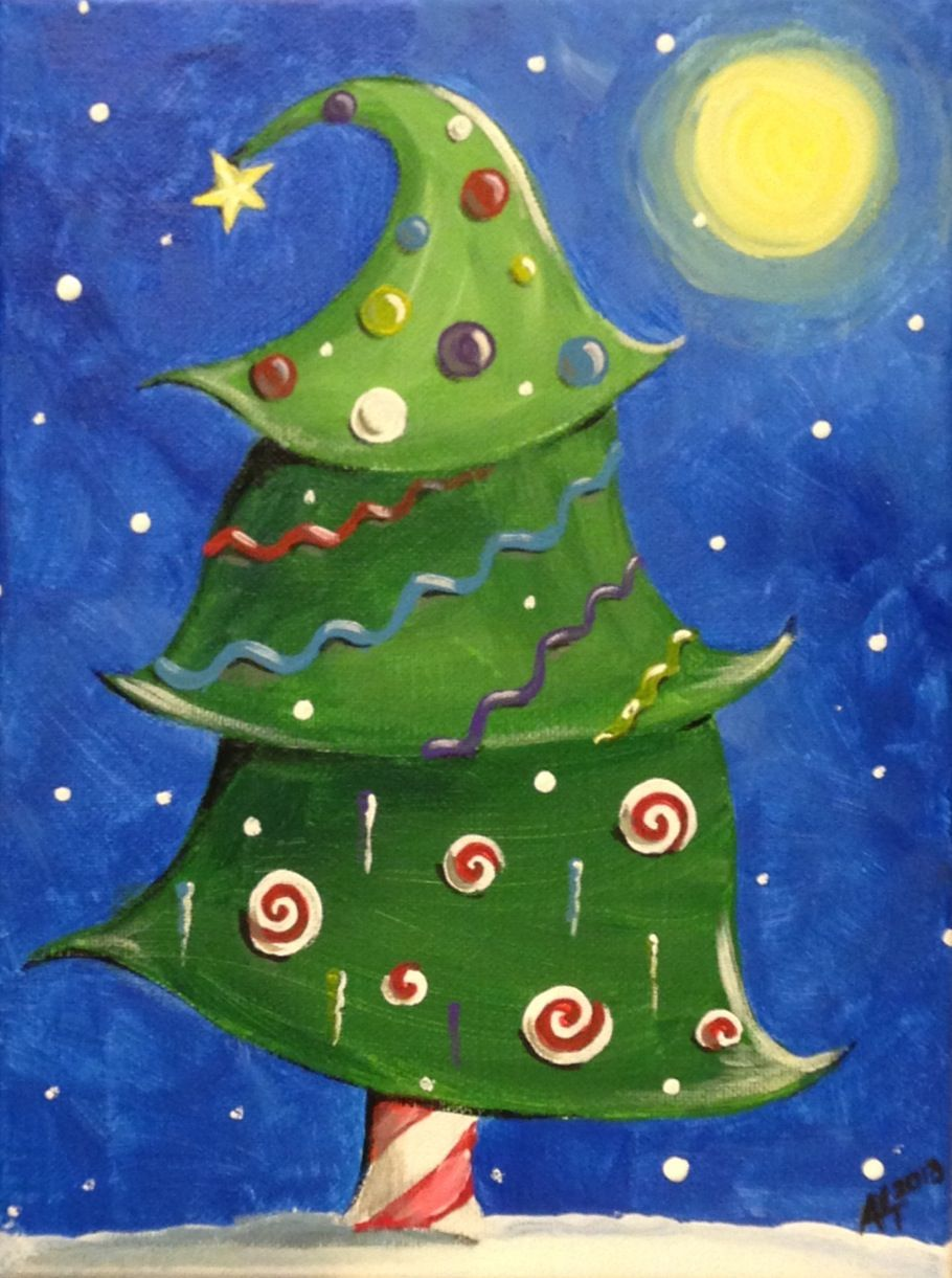 Что нарисовать новогоднее. Новогодняя елка гуашью. Рисование Новогодняя елка. Елка красками для детей. Новогодняя ёлочка гуашь.