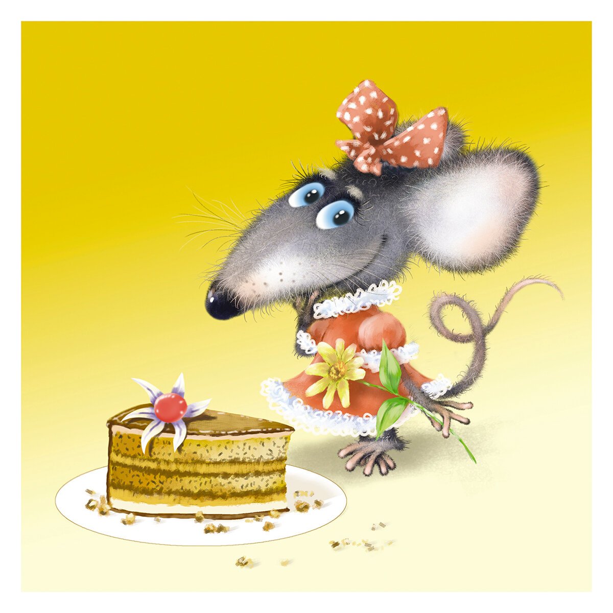 Поздравления с днем рождения мышонка