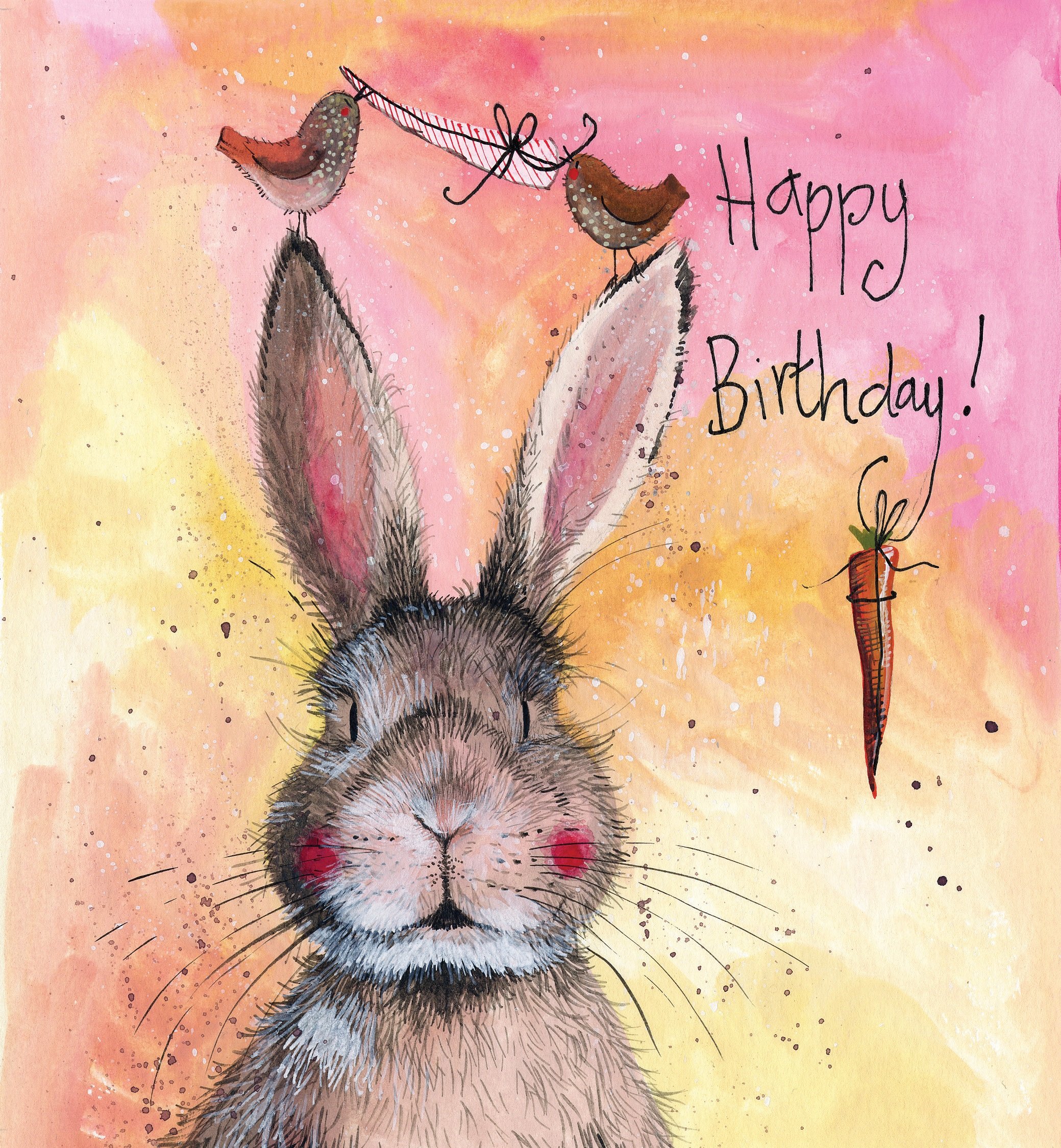 Поздравления с днем зайца. Милая открытка с днем рождения. С днем рождения кролик. С днём рождения Зайчонок. Милый зайчик с днем рождения.