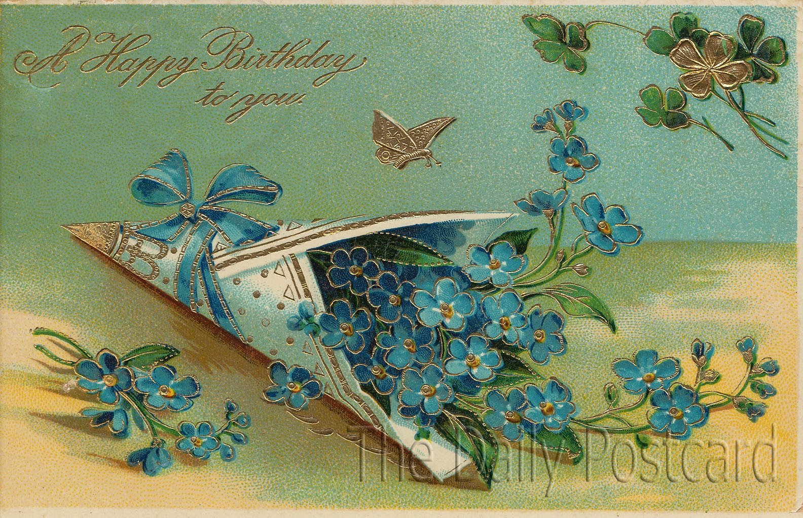 Открытки. Винтажная открытка. Старинные открытки с днем рождения. Винтажная открытка с днем рождения.