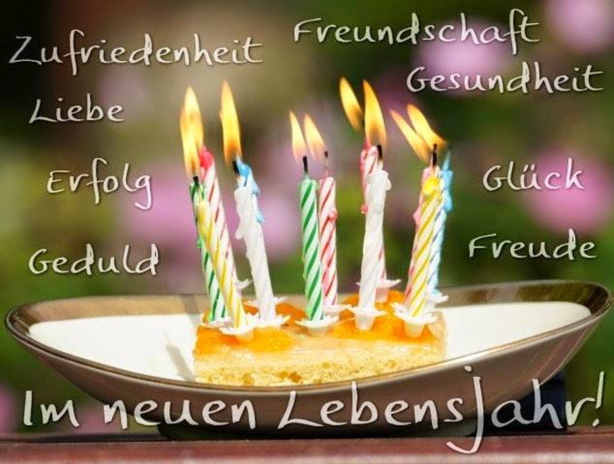 Как на немецком будет с днем рождения?