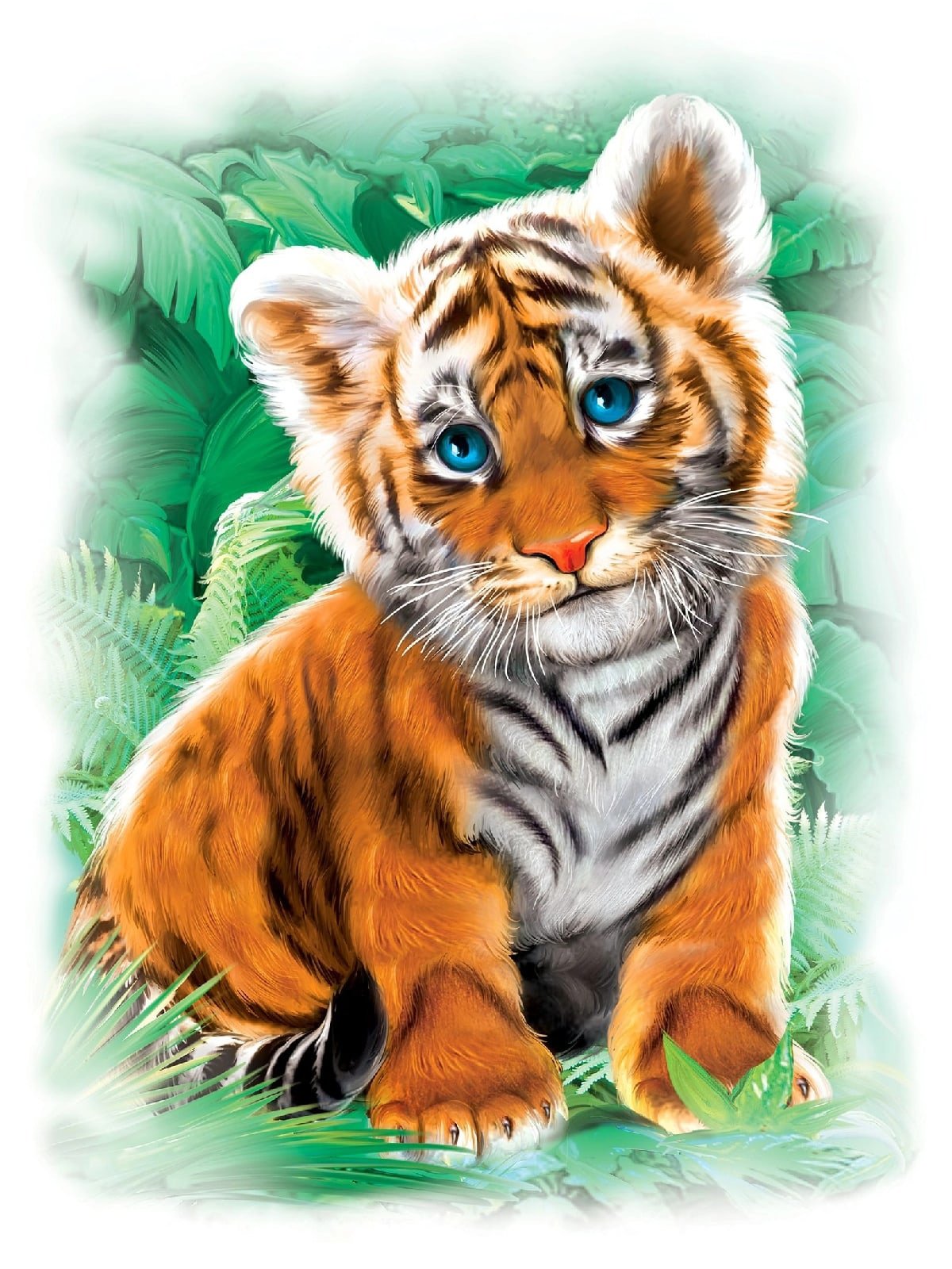 Красивые открытки с тигром