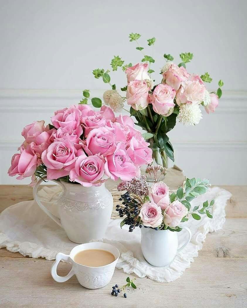 Фото красивых цветов с добрым утром