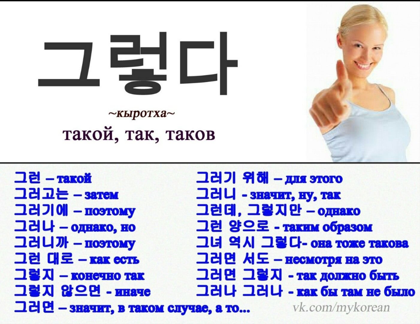 Учим корейский с транскрипцией
