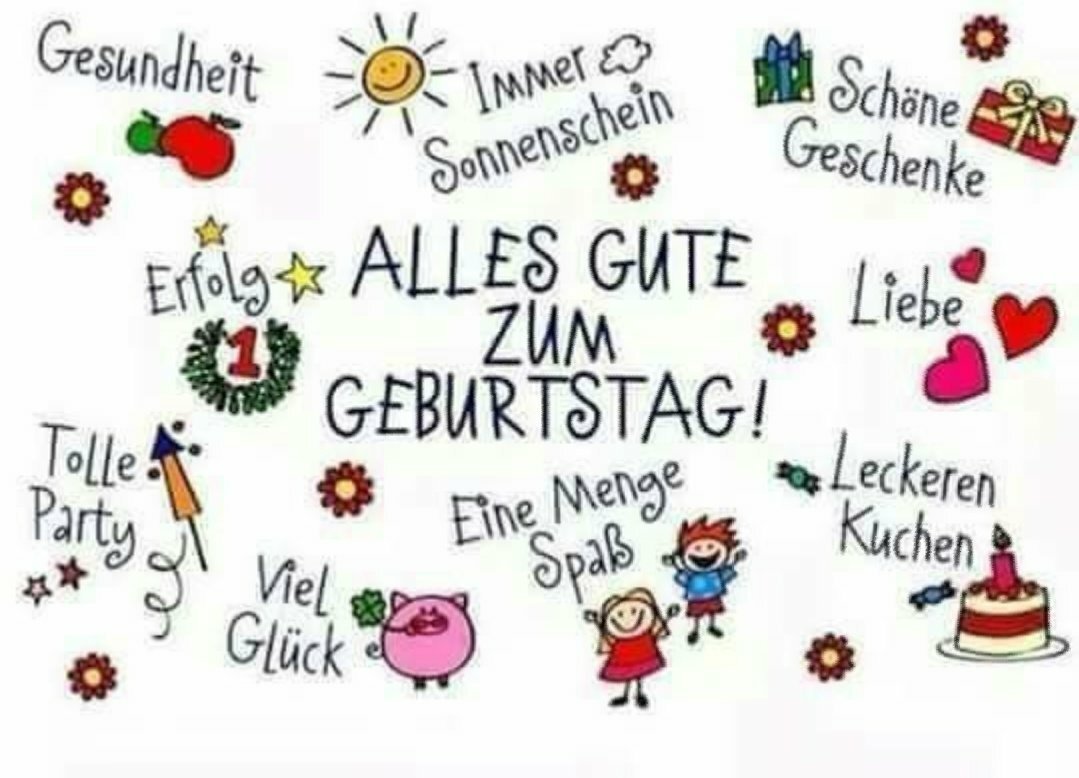 Поздравление ребенку на английском. Поздравление с днем рождения на немецком. Открытка с днём рождения на немецком языке. Поздравление на немецком. Немецкие открытки с днем рождения.
