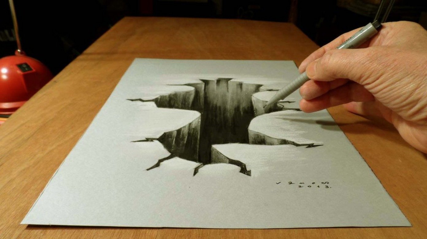 Что нарисовать на бумаге. Трехмерный рисунок. Рисование карандашом. Объемные рисунки. Необычные рисунки карандашом.