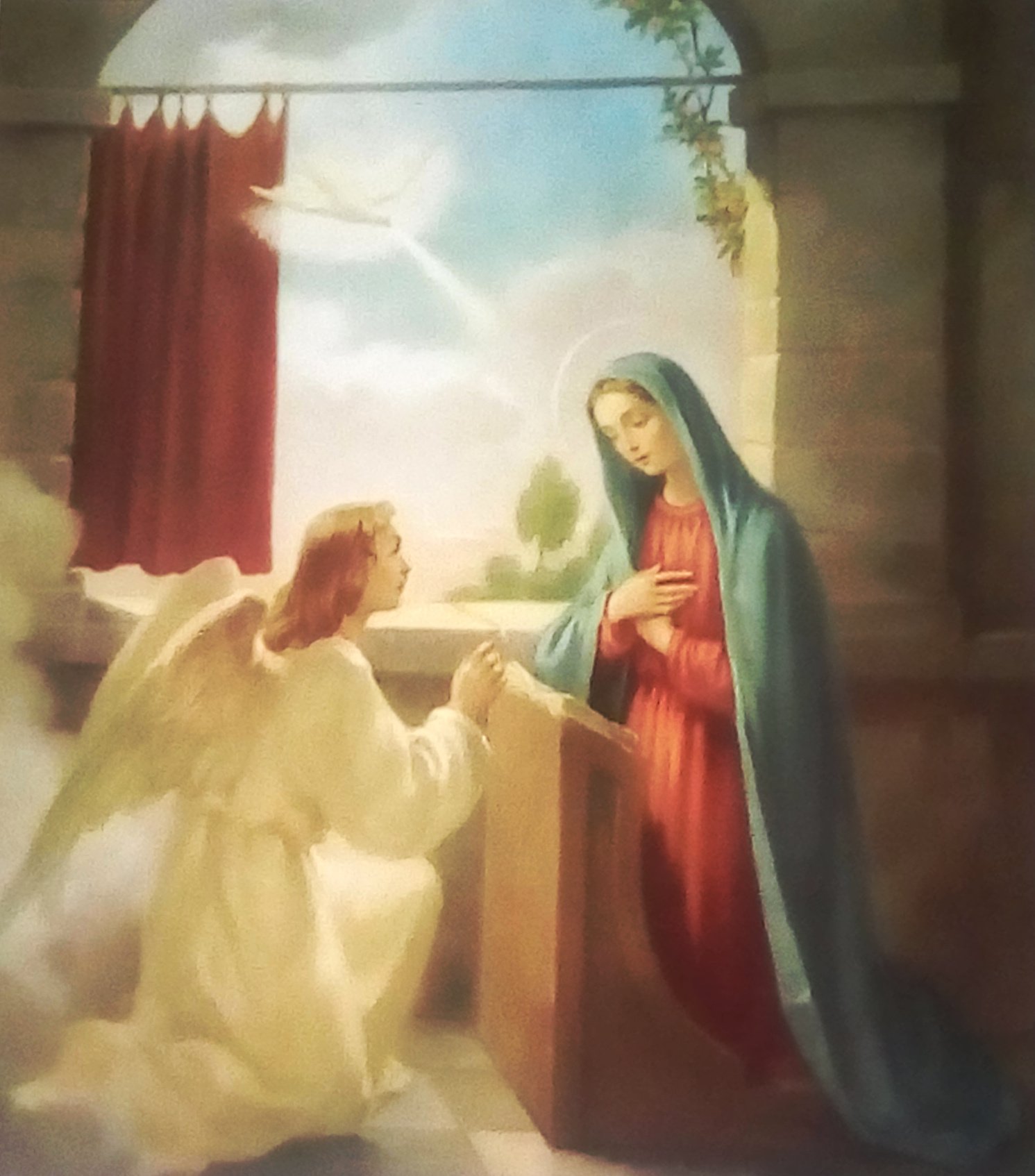 Благовещение у католиков. Явление ангела деве Марии Благовещение.