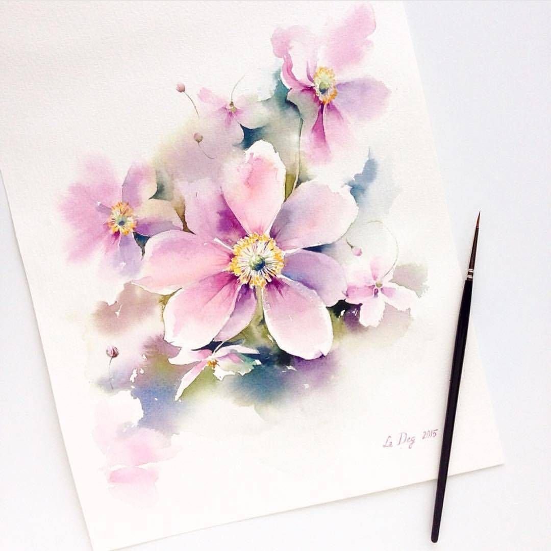 Стильные открытки с цветами