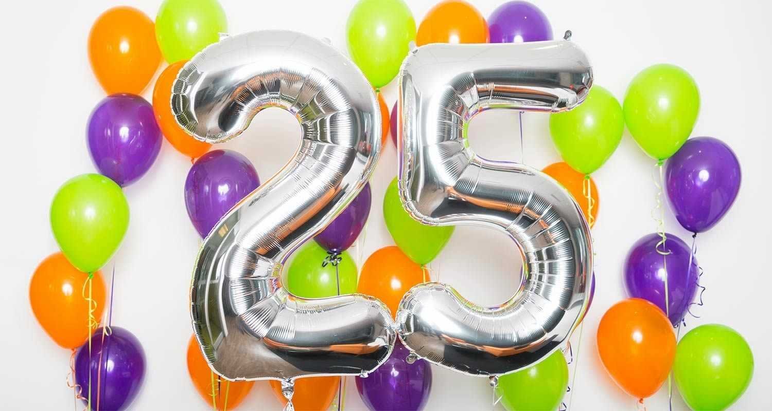 Провести день рождение 25 лет