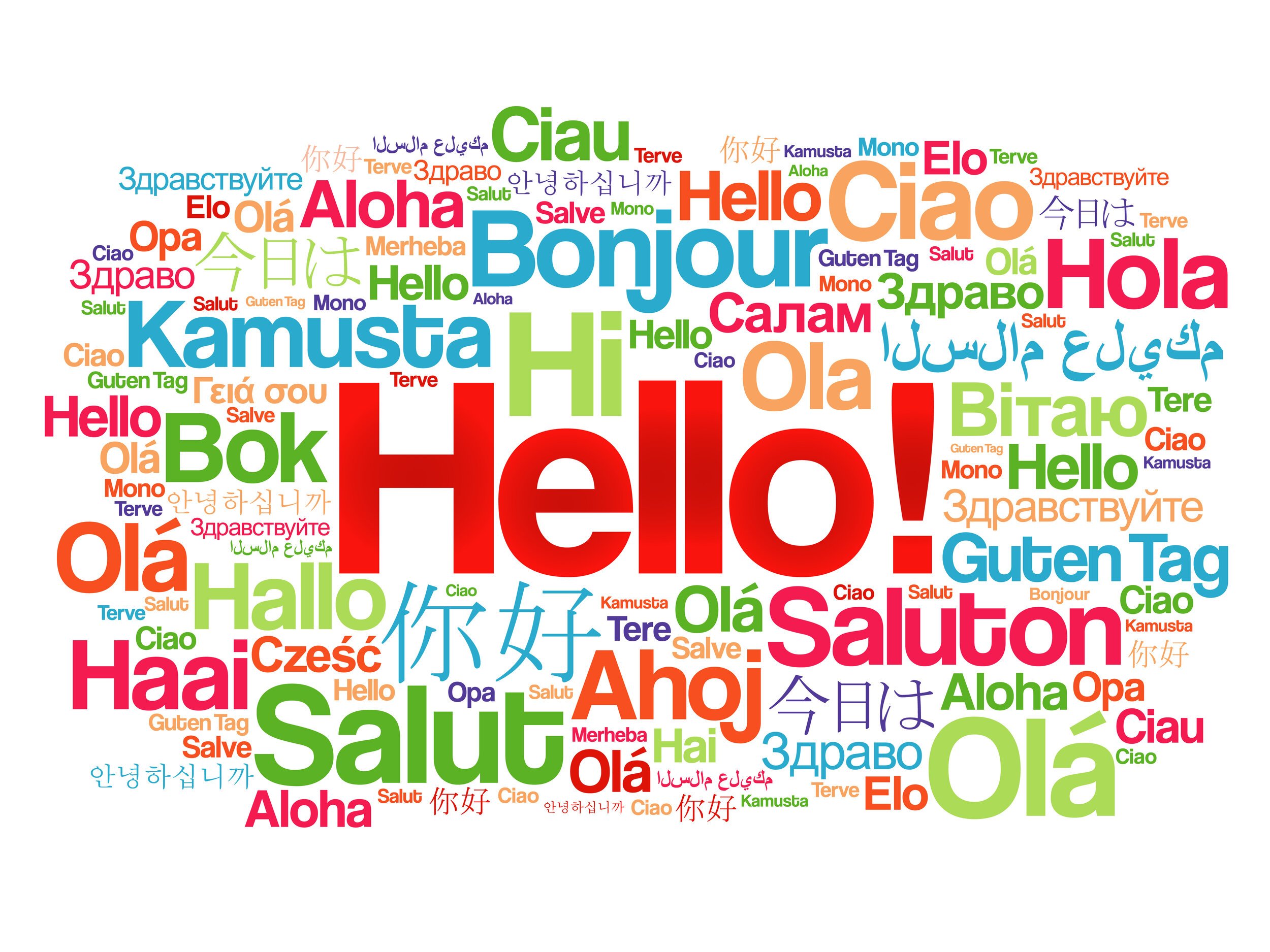 Hello на разных языках