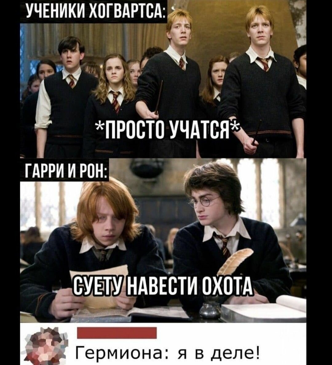 Мемы на тему Гарри Поттера
