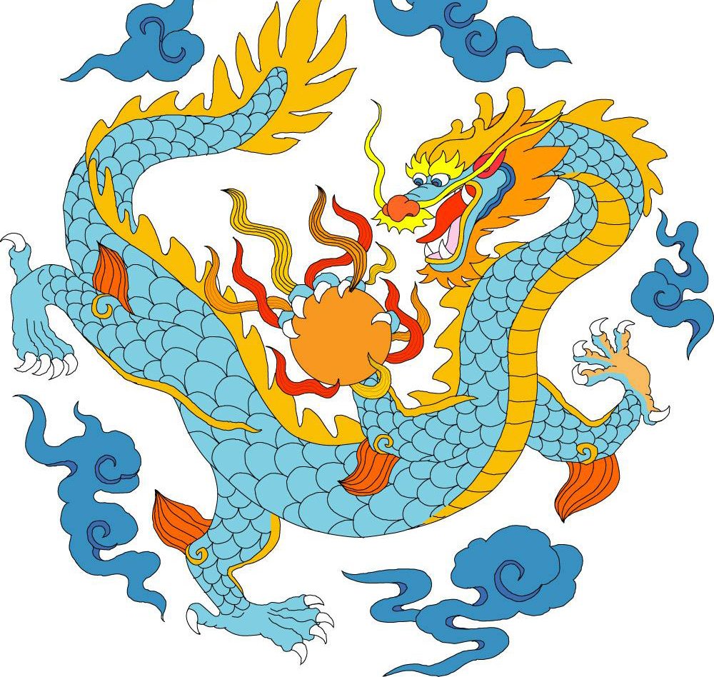 Классический китайский дракон
