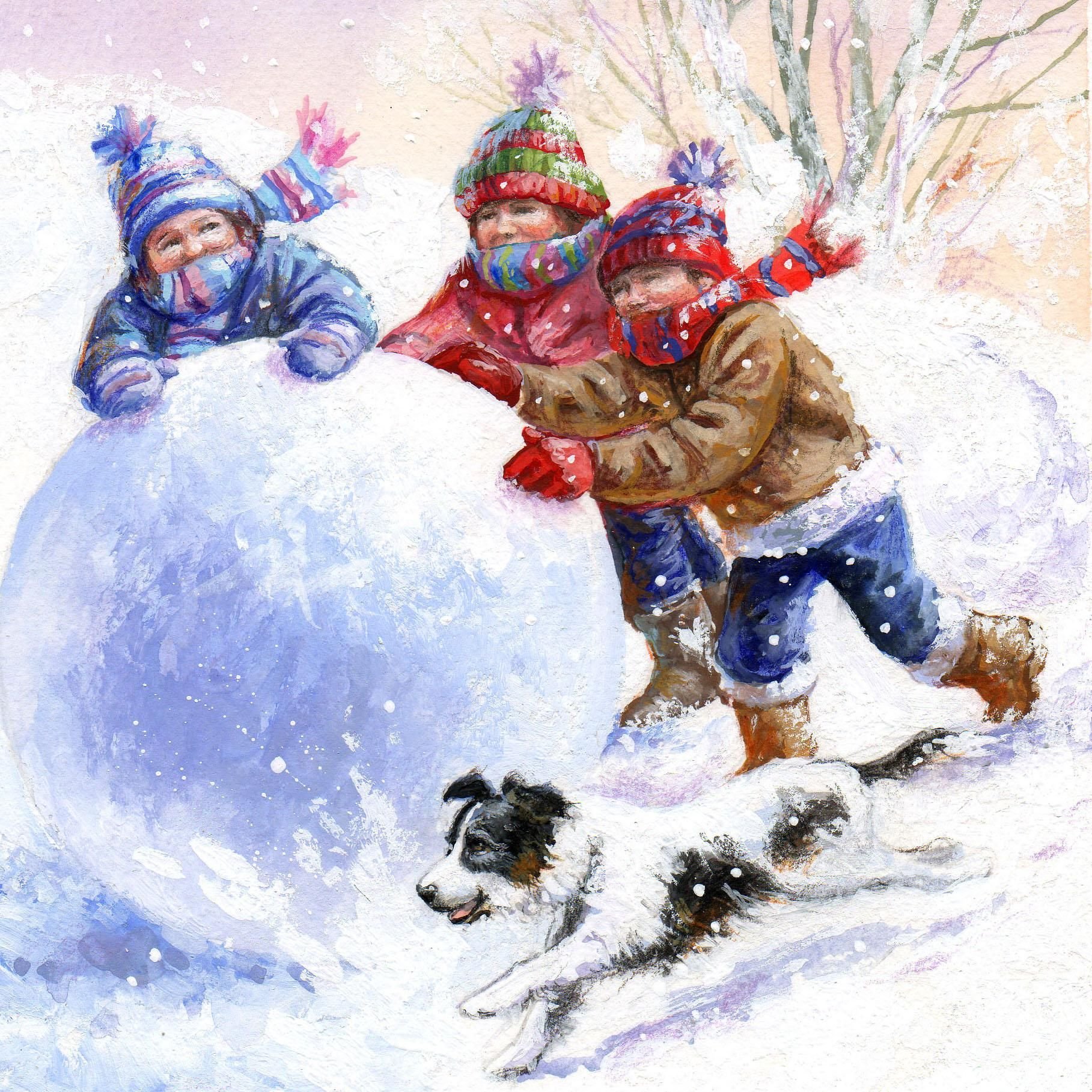 Зима детские. Зимние забавы. Зимние развлечения. Зимний забор. Снежные забавы для детей.