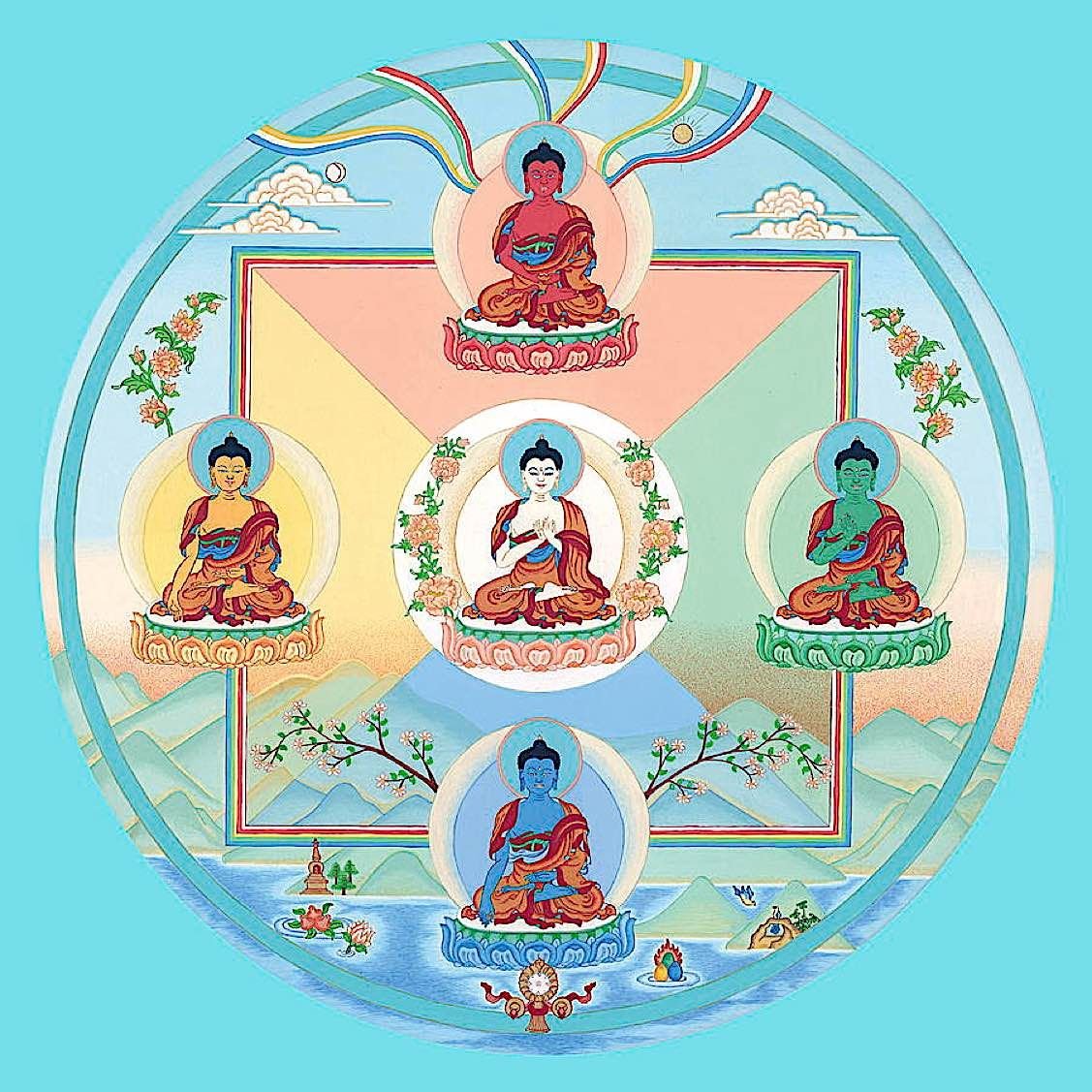 Буддийские открытки