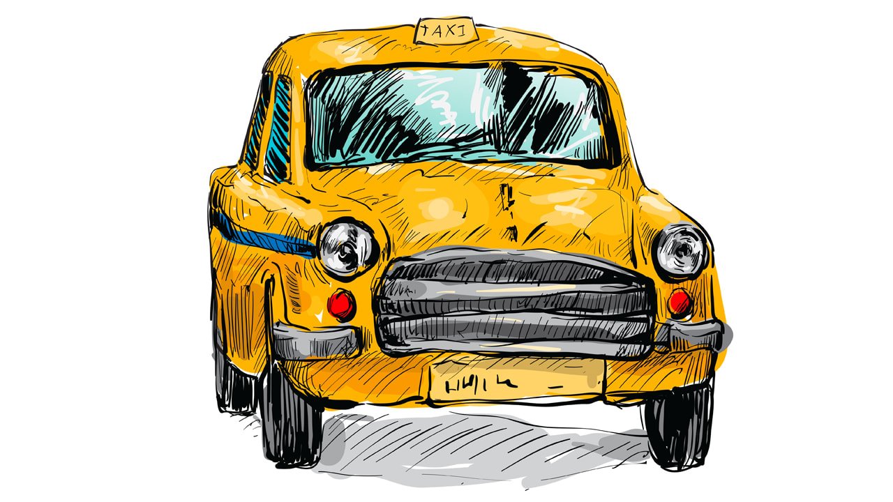 Art mos taxi login. Такси рисунок. Такси рисунок акварелью. Нарисовать такси. Такси скетч.