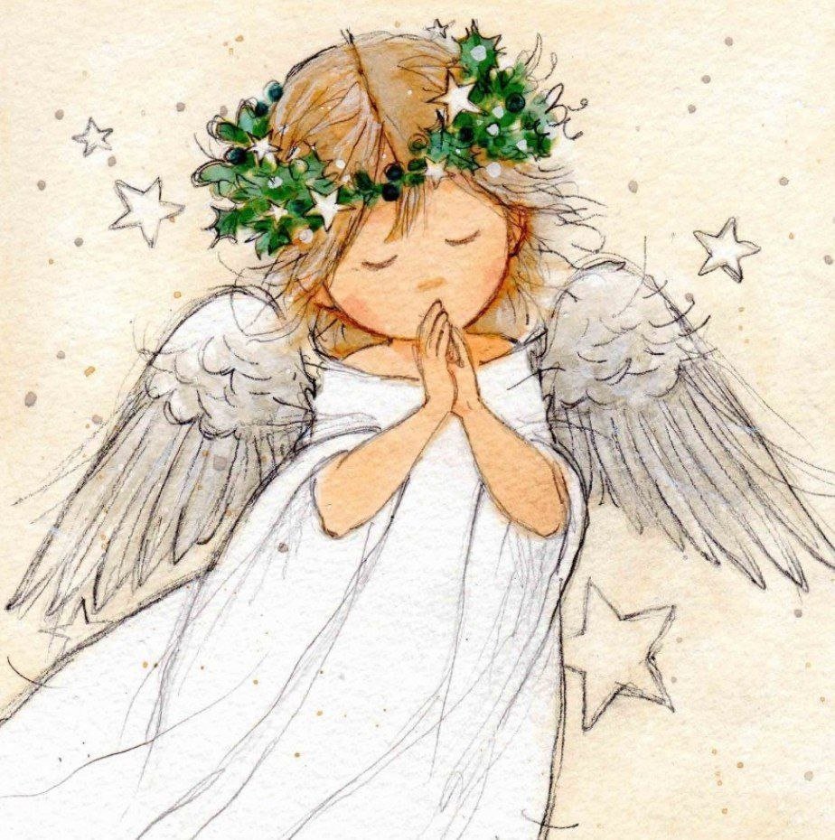 Ангелочки открытки с пожеланиями