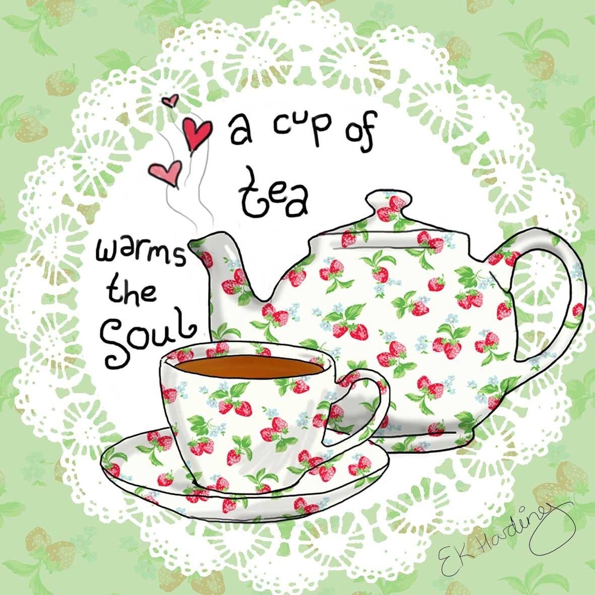Приятного чаепития открытки пожелания