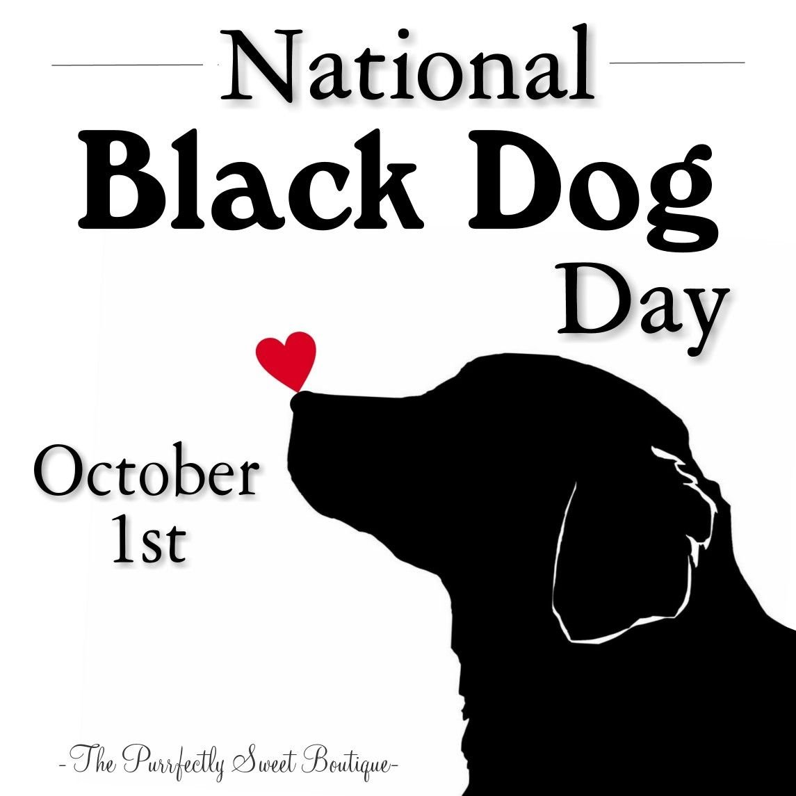 Дог дей игрушка купить. Дог Дэй дог Дэй. День черной собаки. День черной собаки 1 октября. День чёрных собак (National Black Dog Day) - США.
