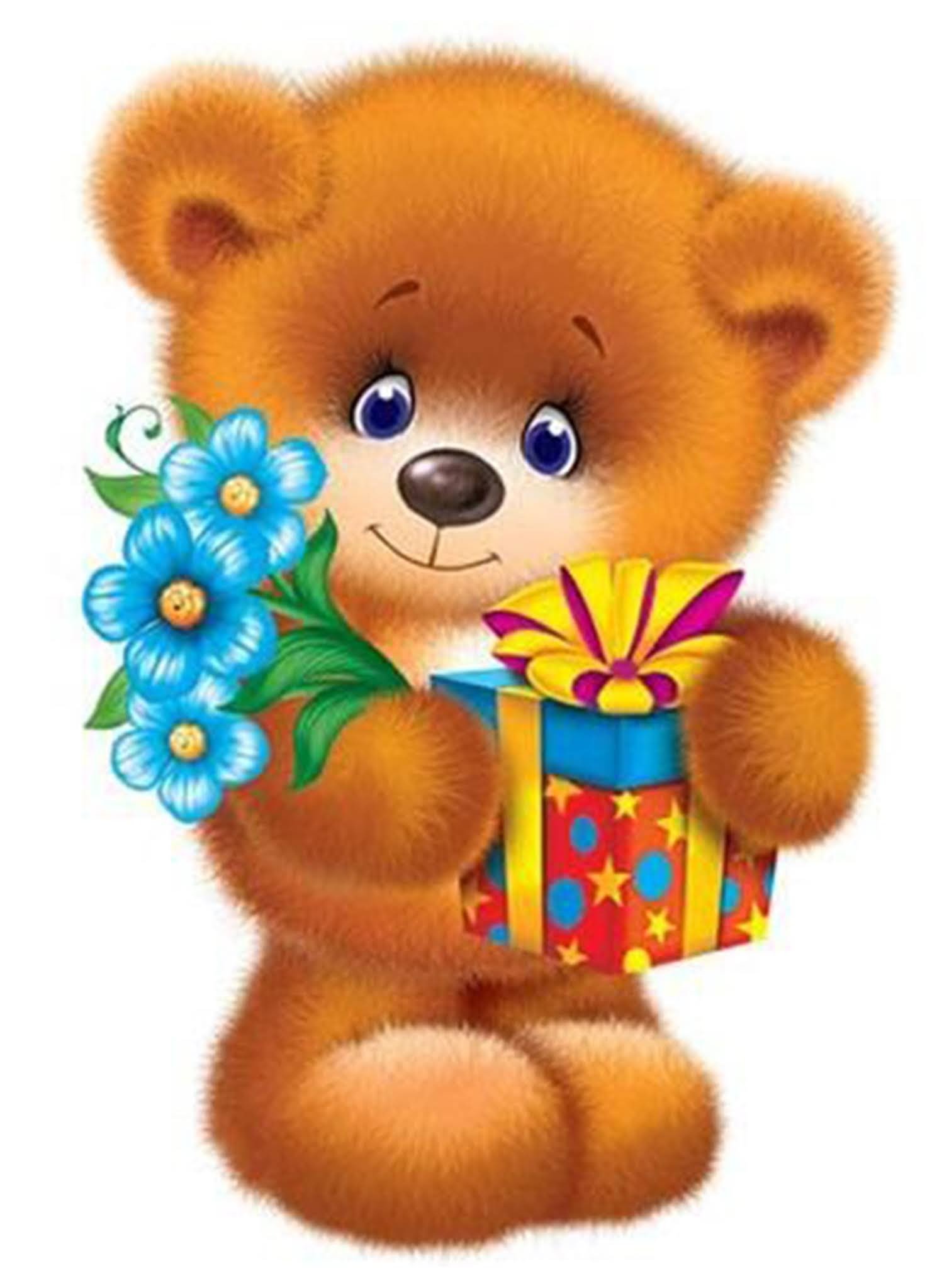 Медведь с днем рождения картинки. Медвежонок для детей. Зверюшки с цветами. Мишка с цветами. Медвежонок мультяшный.