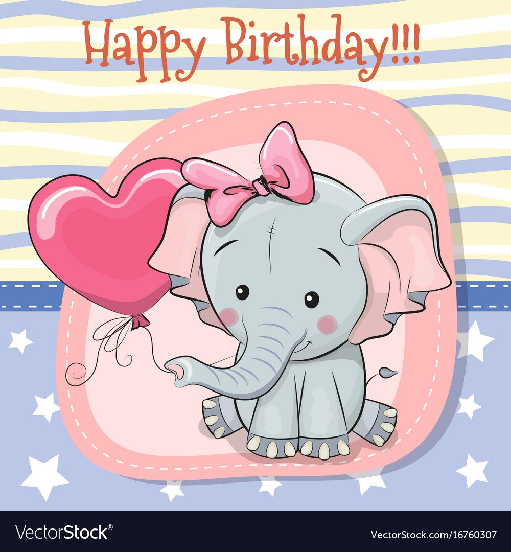 У слоненка день рождения