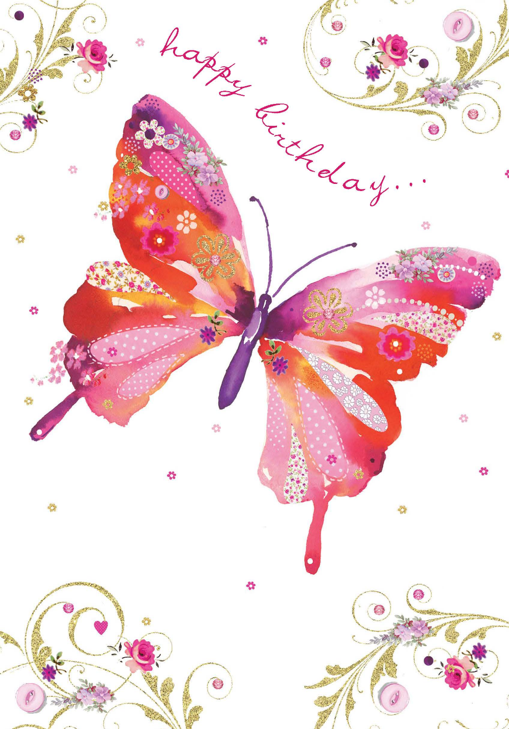 Поздравительные открытки с бабочками