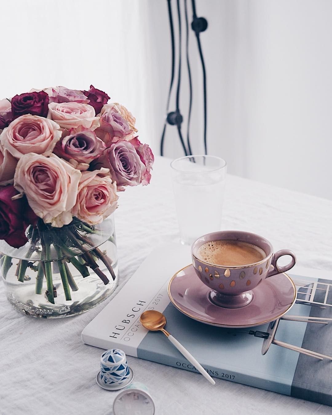 Доброе утро красивые букеты роз