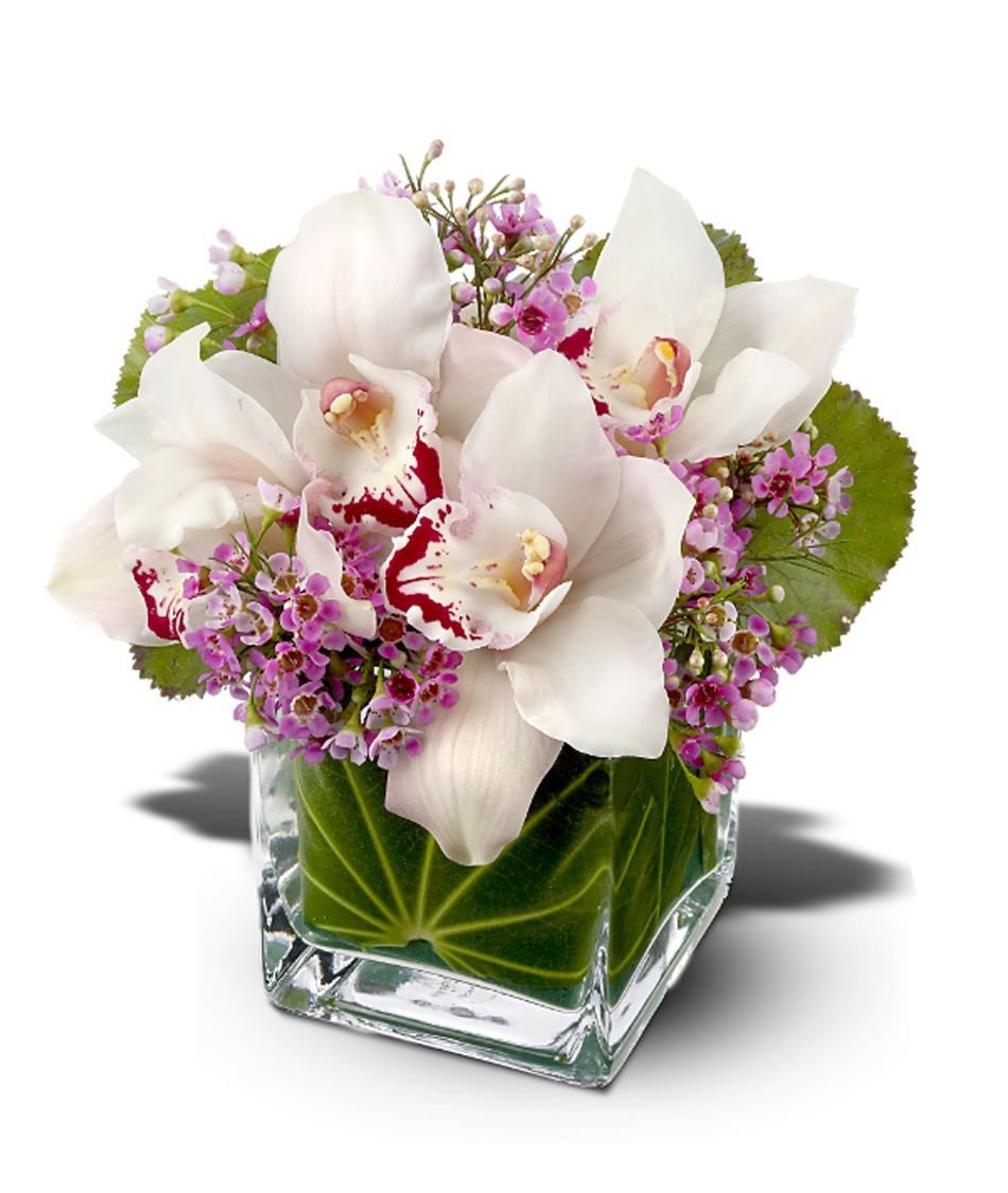 Букет Нобилис Орхидея роза
