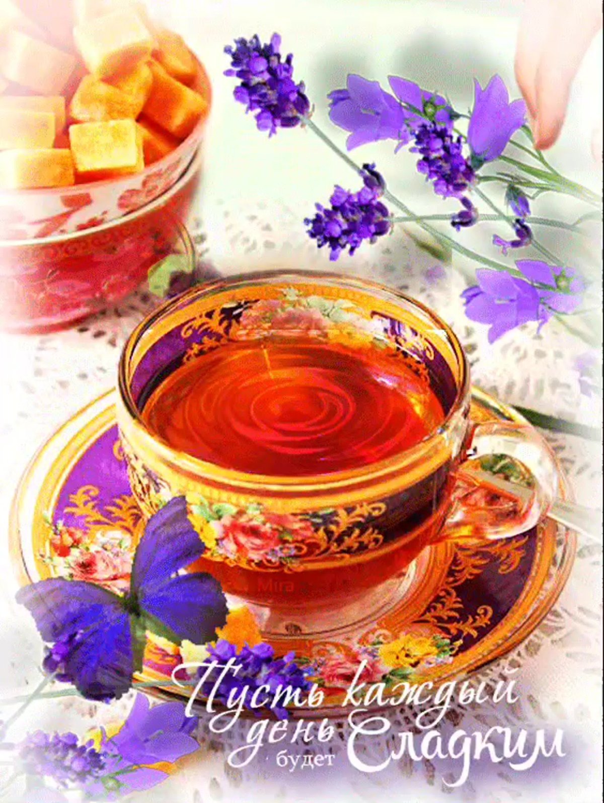 Утра доброго времени суток. Чашечка чая для настроения. Чудесного утреннего чаепития. Цветочный чай. Утреннего чаепития с пожеланиями.