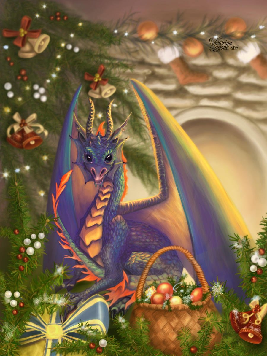 Рисунок нового года дракона. Драконы. Новогодний дракон. Сказочный дракон. Дракон Рождество.