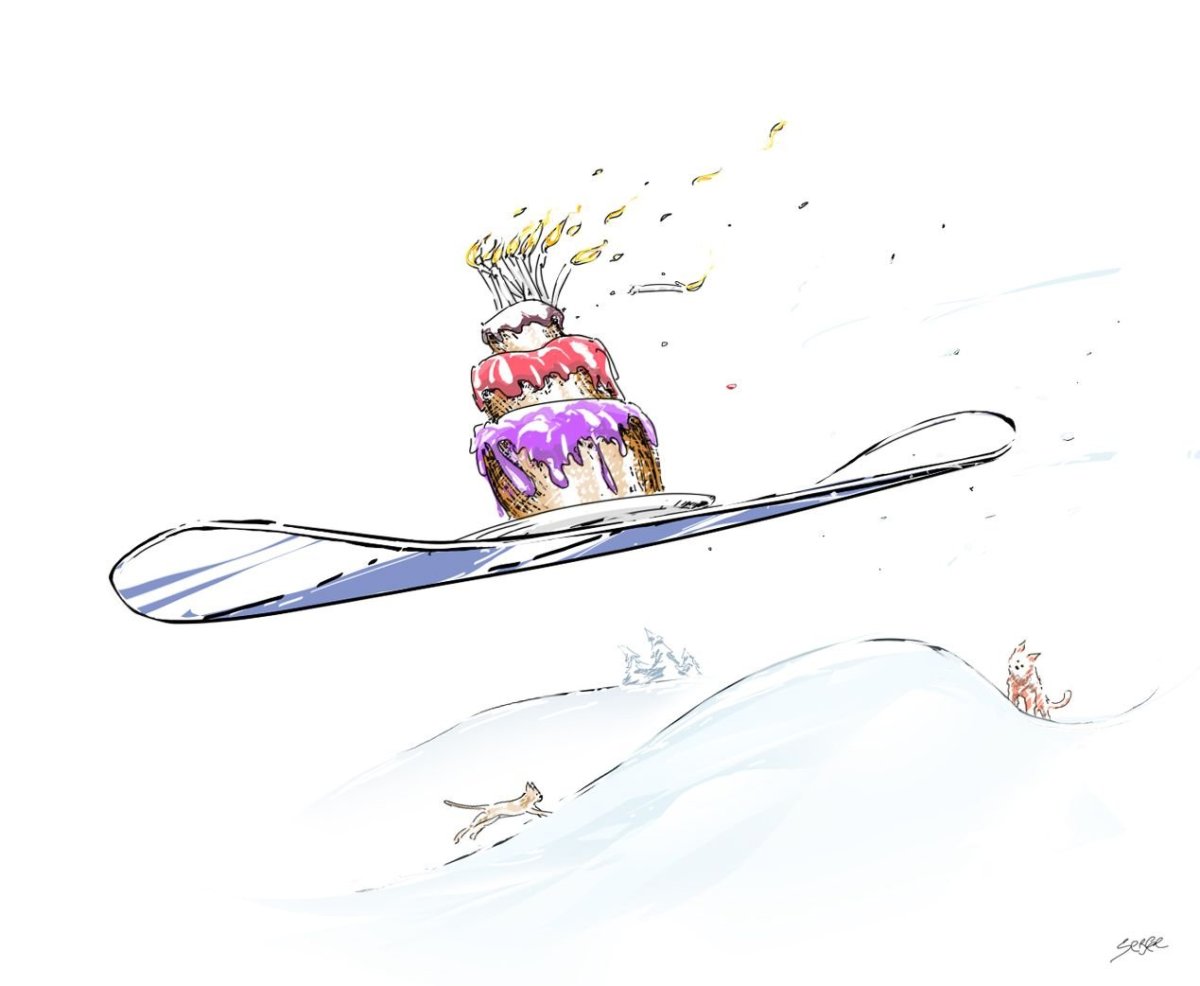 Открытки с днем рождения горнолыжнику