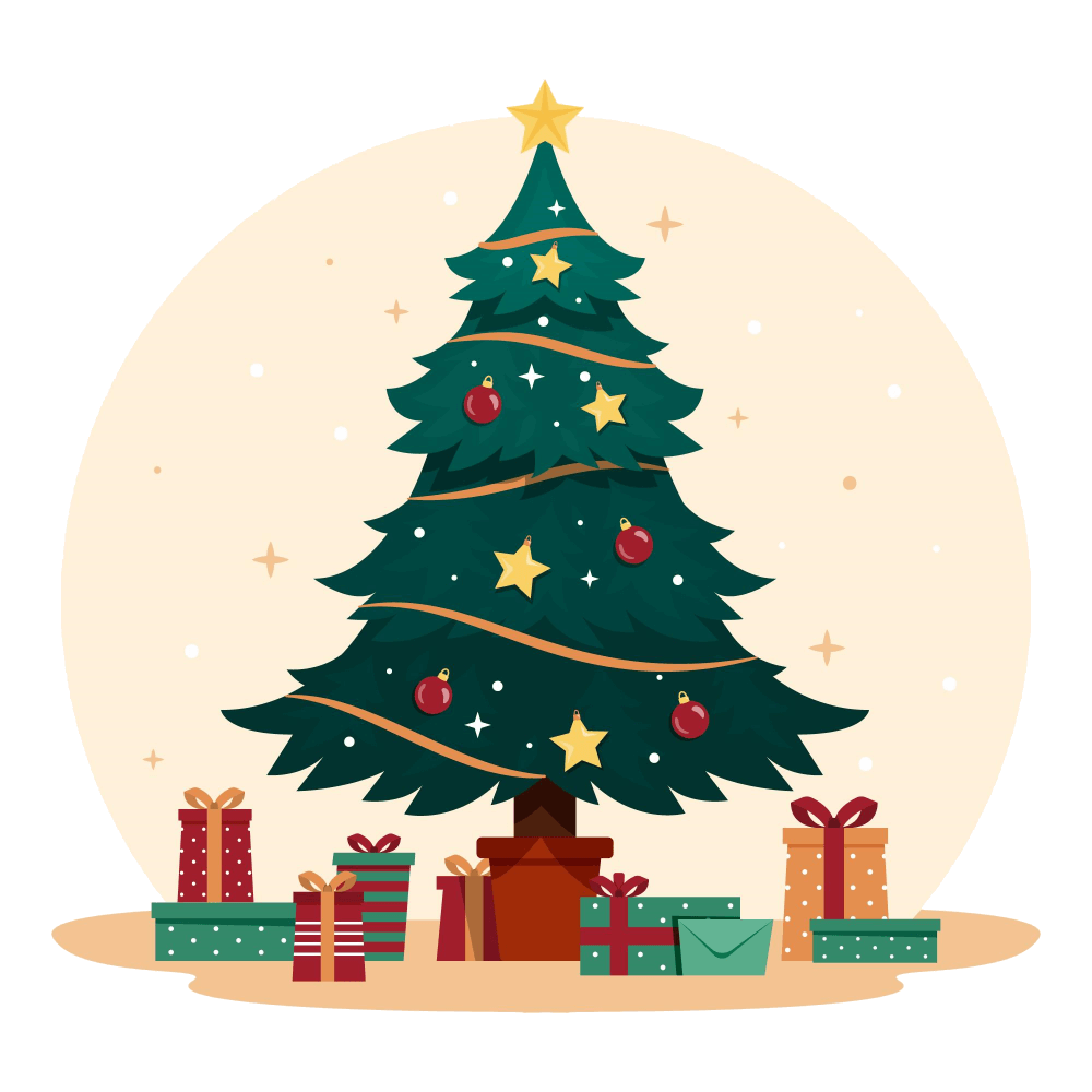 Рождественская елка рисунок