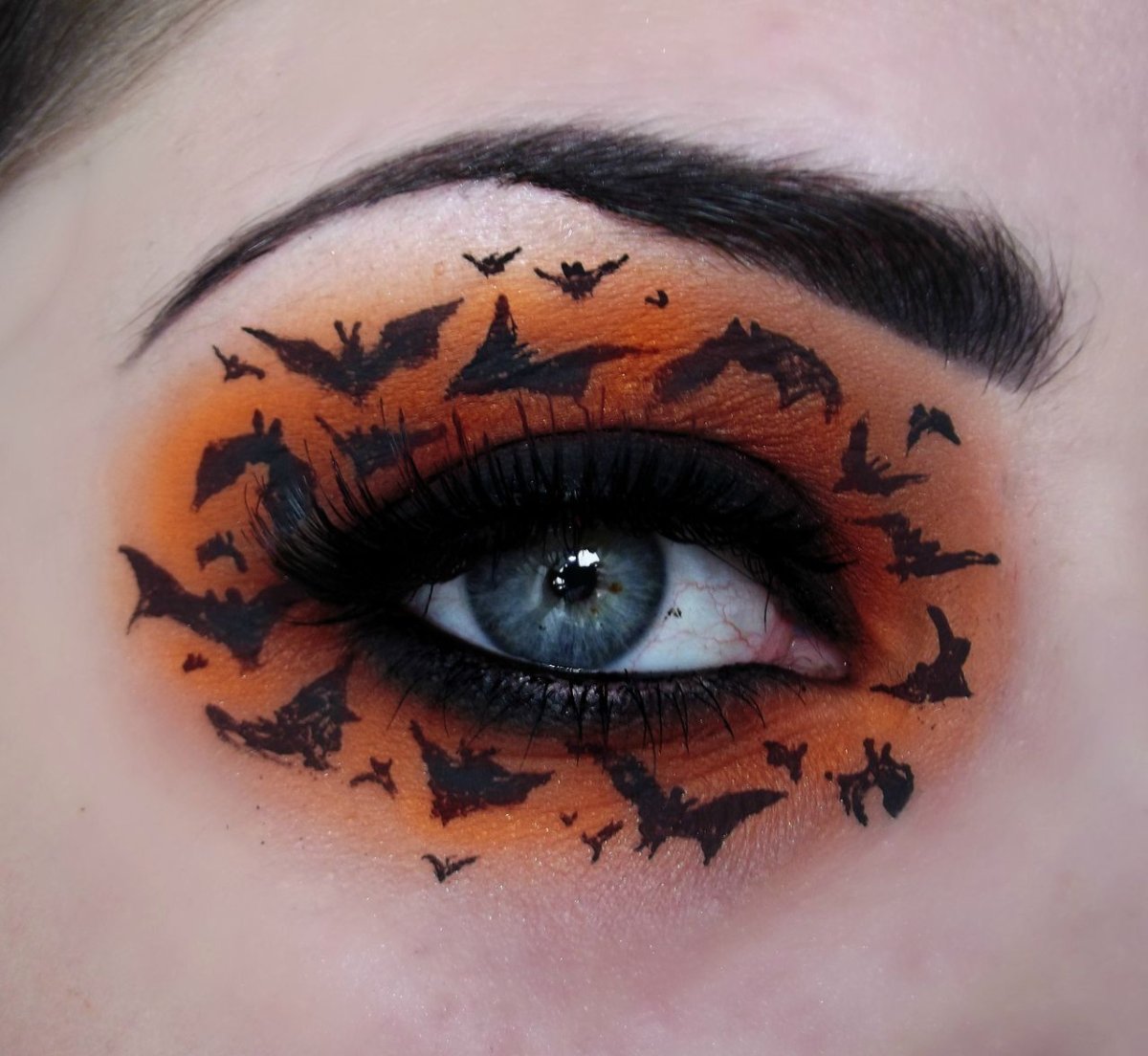 Паутинка макияж на хэллоуин